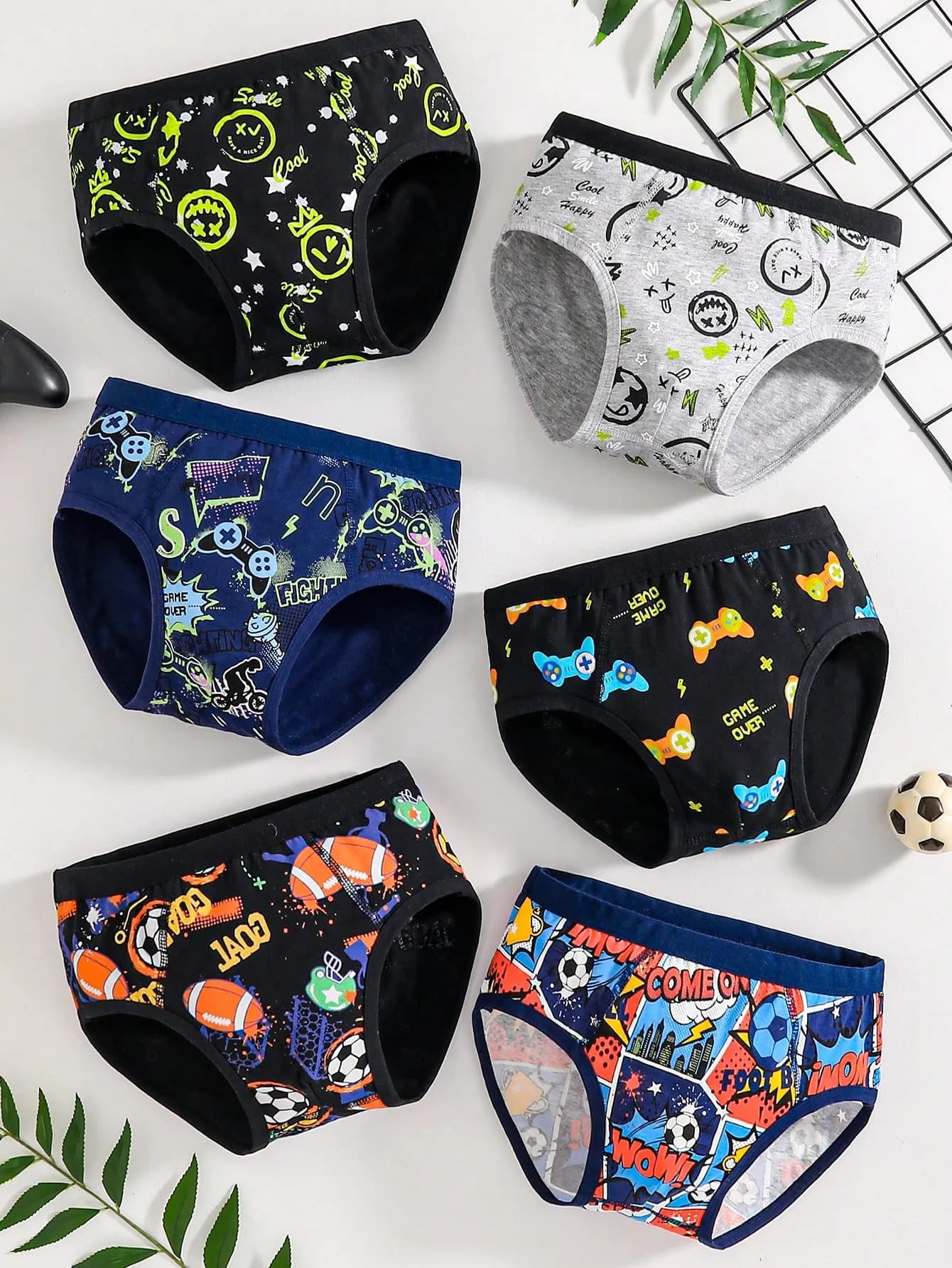 Conjunto de 6 cuecas