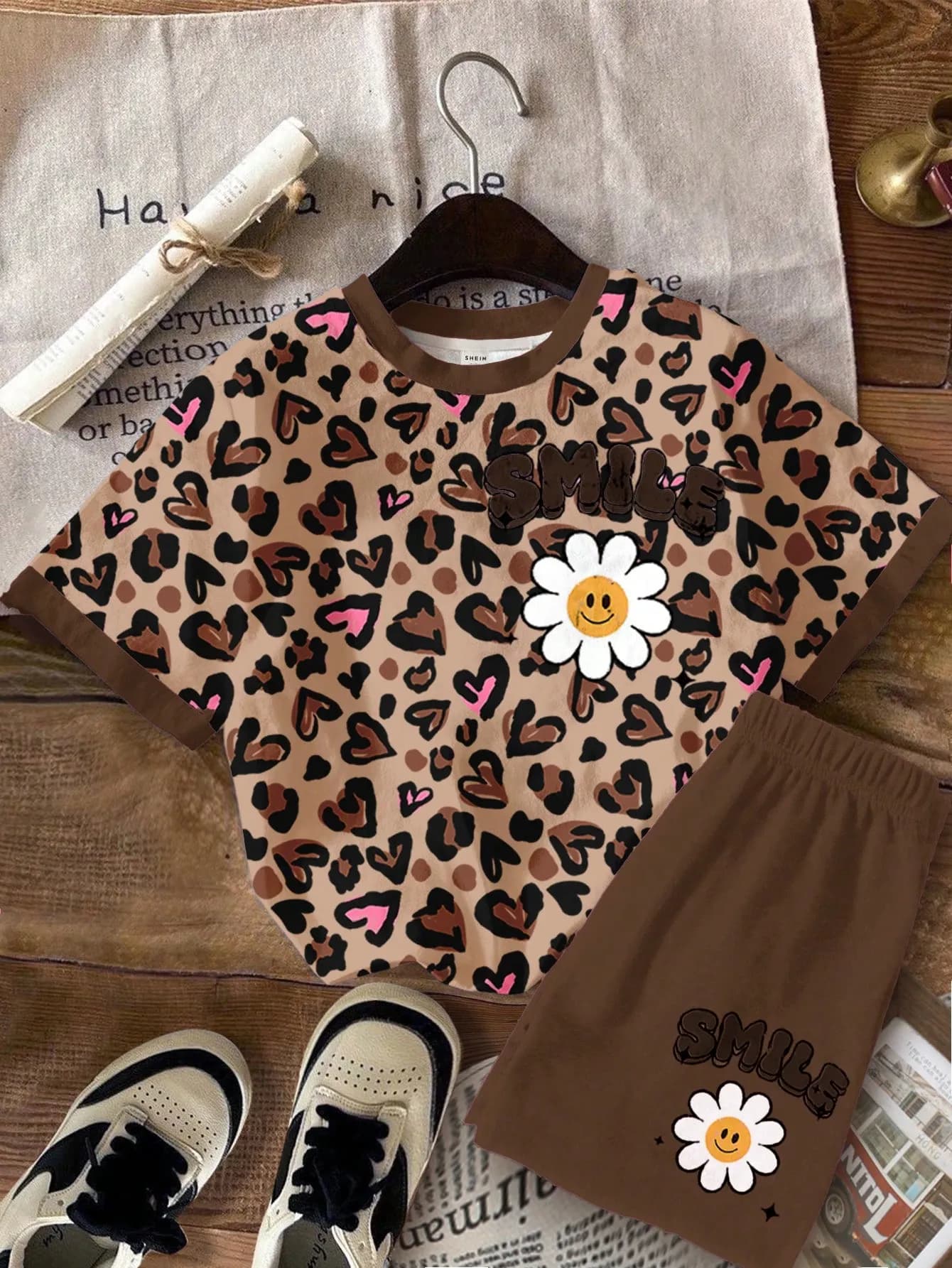 Conjunto Leap Crew de 2 peças